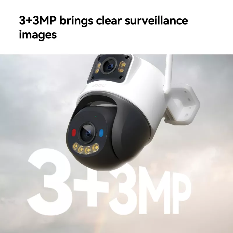 IP security camera IMOU Cruiser Dual 2C 4G Turret Outdoor 2304×1296 3.6 mm lens Ceiling/wall