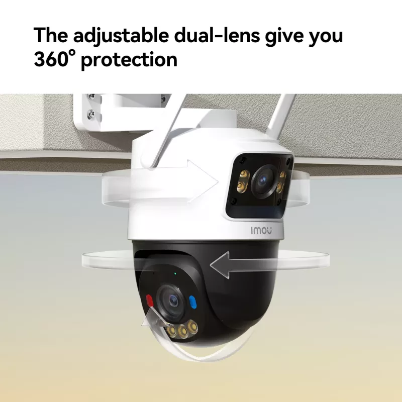 IP security camera IMOU Cruiser Dual 2C 4G Turret Outdoor 2304×1296 3.6 mm lens Ceiling/wall