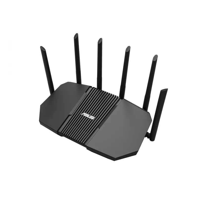 Tabletop router ASUS RT-BE90U BE9400 AiMesh — Tri-band Wi‑Fi 7 (2.4/5/6 GHz), 9400 Mbps, 2.5 Gigabit Ethernet, 4× RJ‑45 LAN, USB, Black