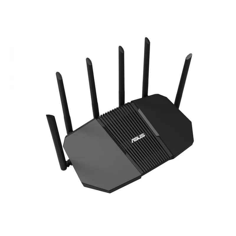 Tabletop router ASUS RT-BE90U BE9400 AiMesh — Tri-band Wi‑Fi 7 (2.4/5/6 GHz), 9400 Mbps, 2.5 Gigabit Ethernet, 4× RJ‑45 LAN, USB, Black