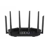 Tabletop router ASUS RT-BE90U BE9400 AiMesh — Tri-band Wi‑Fi 7 (2.4/5/6 GHz), 9400 Mbps, 2.5 Gigabit Ethernet, 4× RJ‑45 LAN, USB, Black