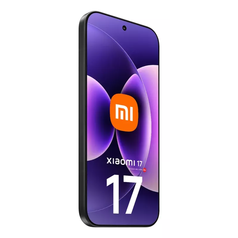 Smartphone Xiaomi 17 — 16 cm (6.3 inch) display, Snapdragon 8 Elite Gen 5, 12 GB RAM, 512 GB, 50 MP triple camera, 6330 mAh, Black