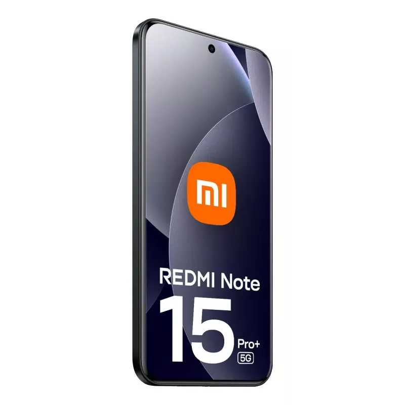 Smartphone Xiaomi Redmi Note 15 Pro+ 5G — 6.83 inch AMOLED, 2772×1280, Snapdragon, 8 GB RAM, 256 GB, 6500 mAh, Black