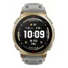 Smartwatch Amazfit T-rex 3 Pro 44 mm, 1.32 inch AMOLED 466×466, 16 GB, 64 MB RAM, GPS, Wi‑Fi, waterproof 45 m, Gold case, Grey silicone band