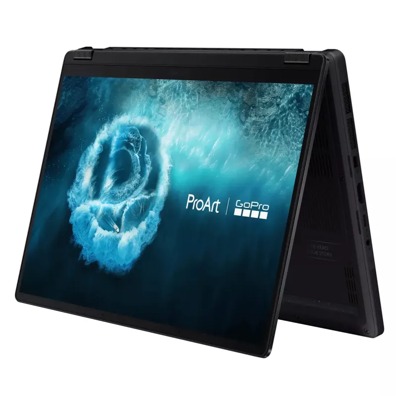 Convertible 2-in-1 Laptop ASUS ProArt PX13 HN7306EAC GoPro Edition — AMD Ryzen AI Max+ 395, 3 GHz, 13.3 inch 3K Touch, 128 GB LPDDR5x, 1 TB SSD, Windows 11 Pro, Black