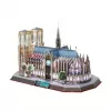 3D Puzzle CubicFun Notre Dame (Light) — model DA-20509, lightweight illuminated edition