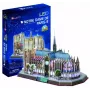 3D Puzzle CubicFun Notre Dame (Light) — model DA-20509, lightweight illuminated edition