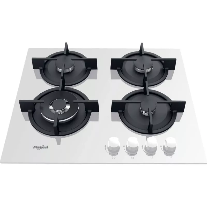 Whirlpool AKT 625/WH Black, White Built-in 60 cm Gas 4 zone(s)