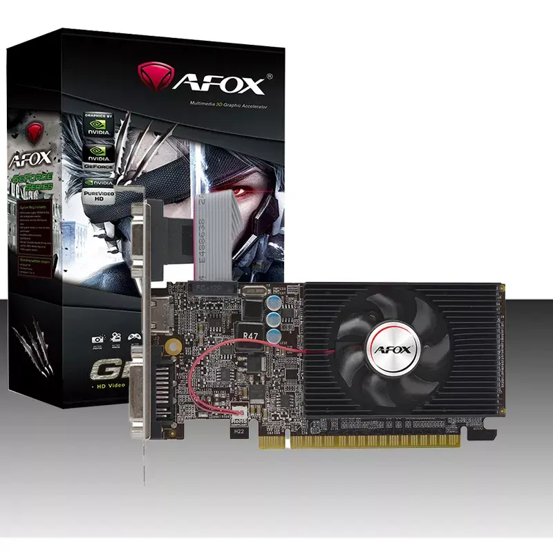 Graphics card AFOX AF610-1024D3L7-V5 NVIDIA GeForce GT 610, 1 GB GDDR3, 64-bit, PCIe 2.0