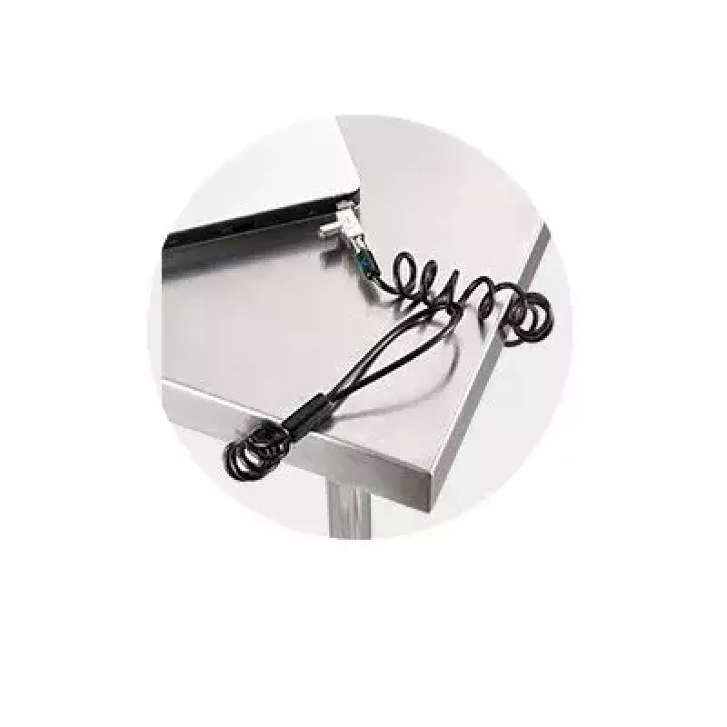 Kensington Slim N17 2.0 Portable Keyed Laptop Lock for Wedge-Shaped Slots