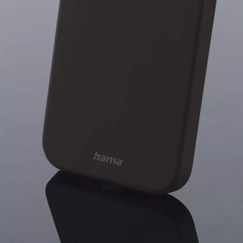 Hama MagCase Finest Feel PRO mobile phone case 15.5 cm (6.1 inch) Cover Black