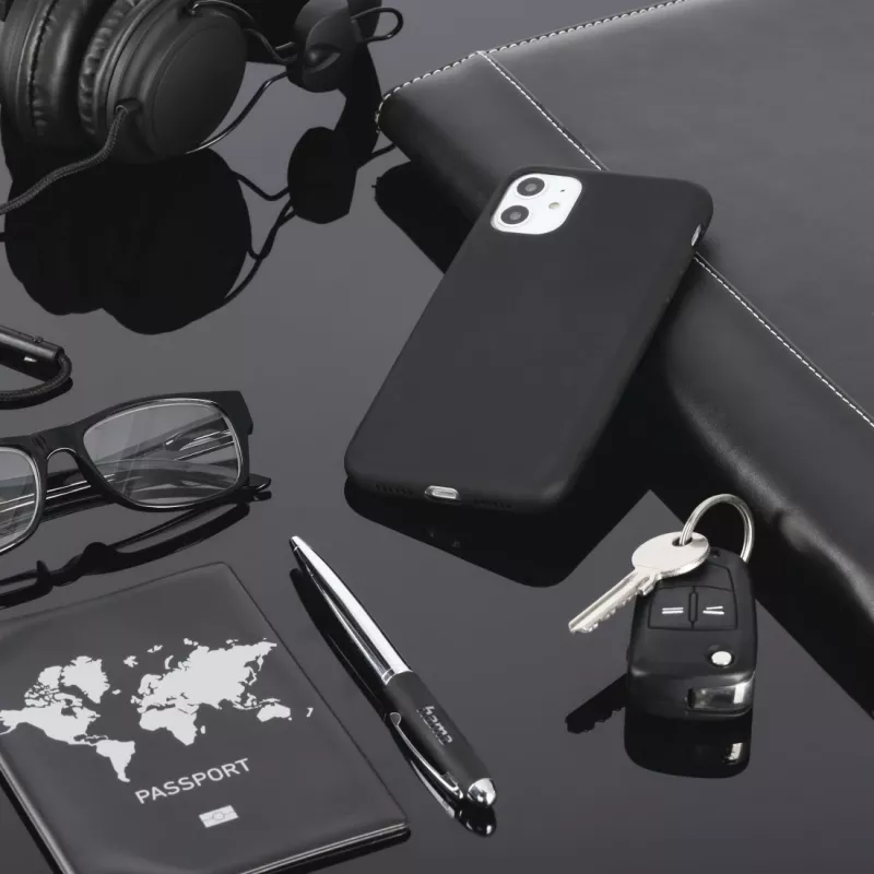 Hama MagCase Finest Feel PRO mobile phone case 15.5 cm (6.1 inch) Cover Black