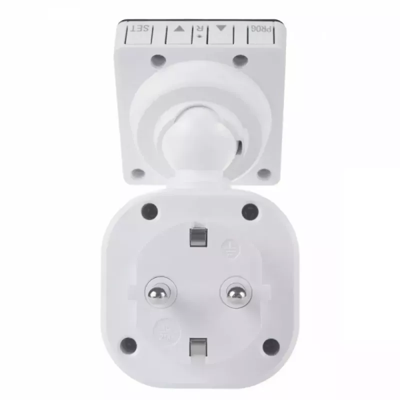 Digital timer switch GreenBlue GB610E, max load 16A, IP20, programmable on/off cycles