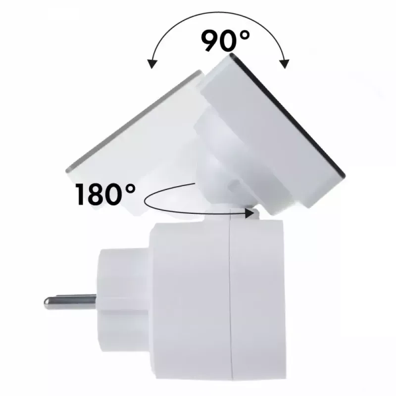 Digital timer switch GreenBlue GB610E, max load 16A, IP20, programmable on/off cycles