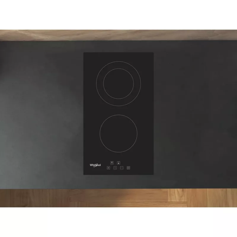 Whirlpool WRD 6030 B Black Built-in 30 cm Ceramic hob 2 zone(s)