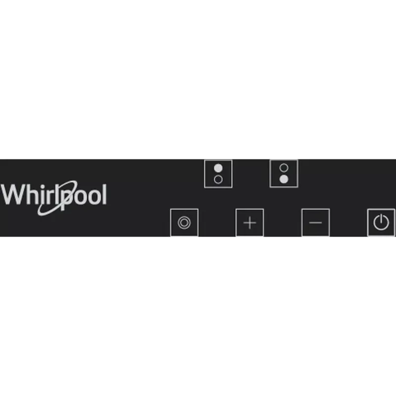 Whirlpool WRD 6030 B Black Built-in 30 cm Ceramic hob 2 zone(s)