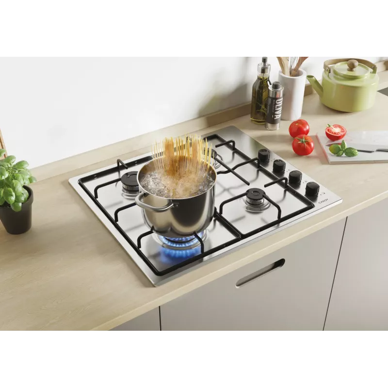 Candy Smart CHW6LBX/4U Stainless steel Built-in 60 cm Gas 4 zone(s)