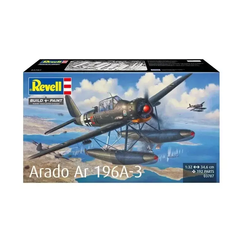 Plastic model REVELL ARADO AR 196A-3 seaplane 1:32 scale kit