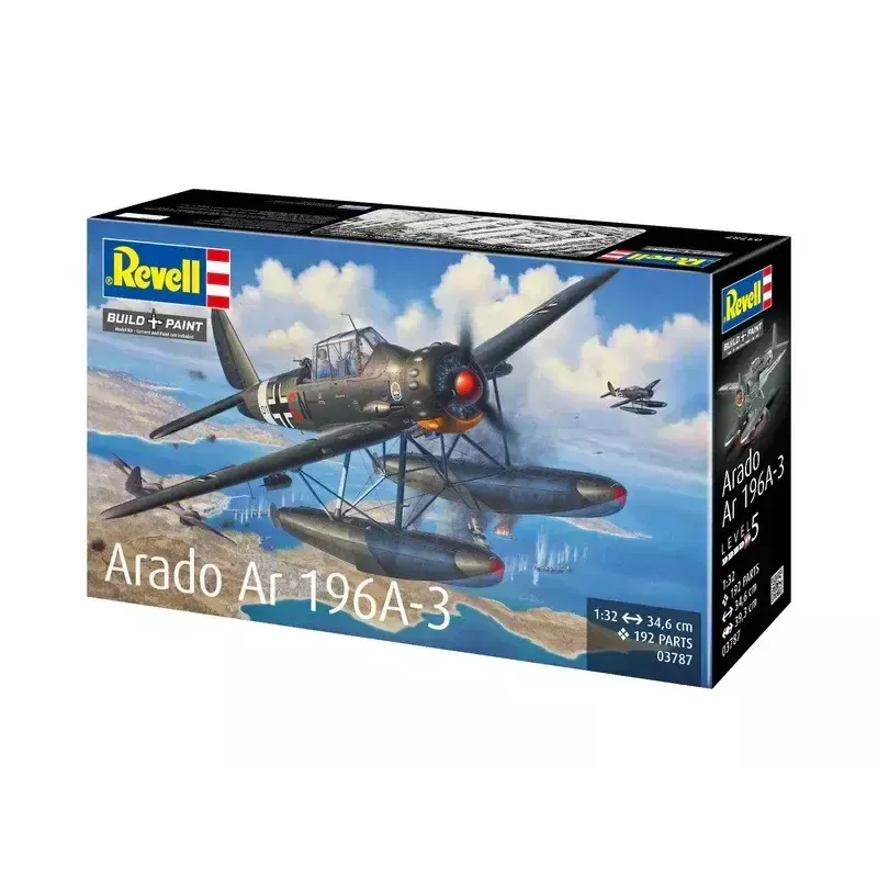 Plastic model REVELL ARADO AR 196A-3 seaplane 1:32 scale kit