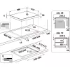 Whirlpool WLB6860NE/S Silver Built-in Zone induction hob 4 zone(s)