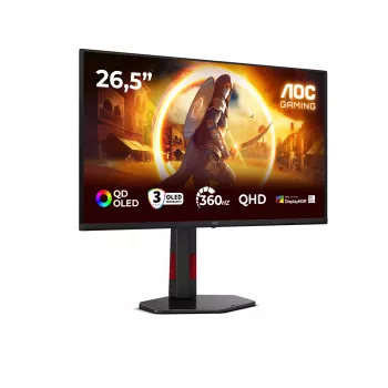 AOC G4 Q27G4SDR computer monitor 67.3 cm (26.5 inch) 2560 x 1440 pixels Quad HD QD-OLED Black, Red