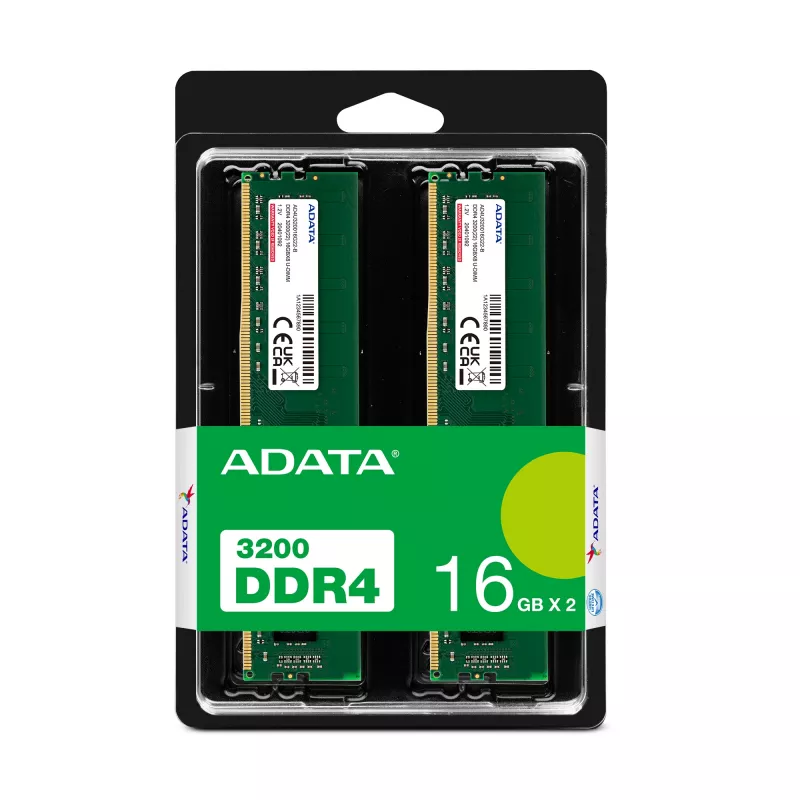 Memory module ADATA AD4U320016G22-DTGN 32 GB (2 x 16 GB) DDR4 3200 MHz 288-pin DIMM