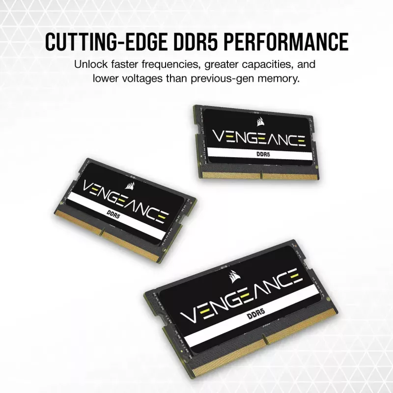 Laptop memory CORSAIR Vengeance DDR5 24 GB SO-DIMM 4800 MHz 262-pin 1.1V CL40
