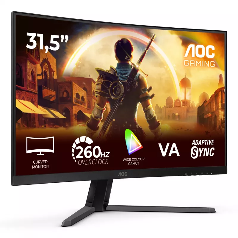 AOC G4 C32G42ZE computer monitor 80 cm (31.5 inch) 1920 x 1080 pixels Full HD LED Black, Red