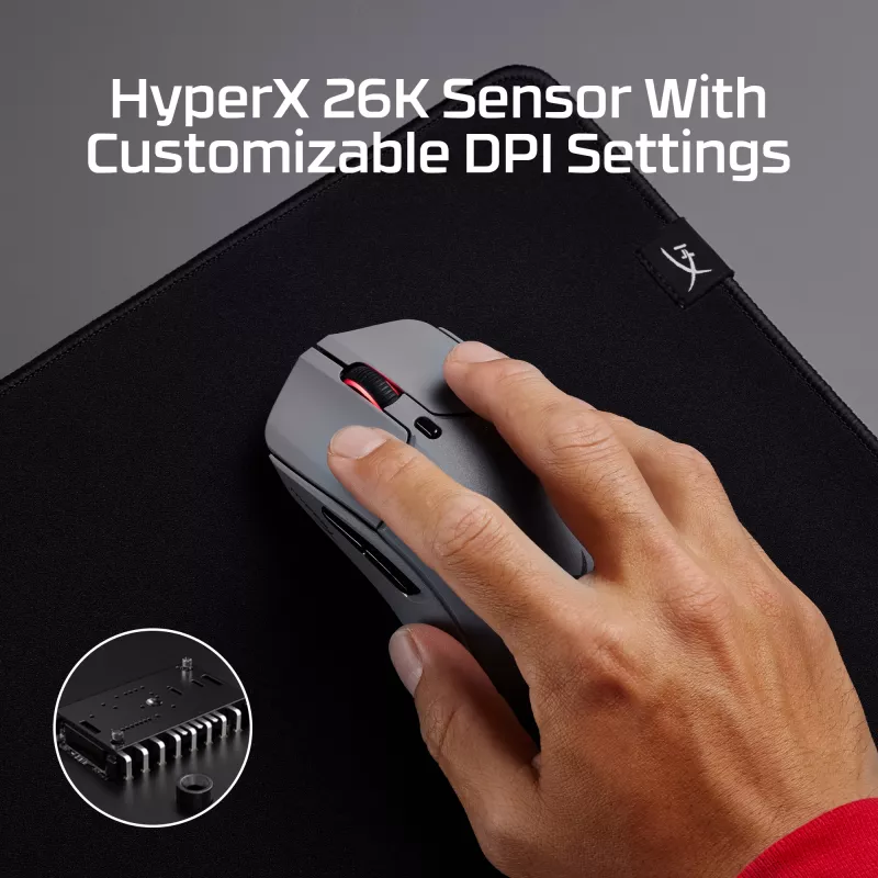 HyperX Pulsefire Haste 2 Pro - 4K Wireless Gaming Mouse