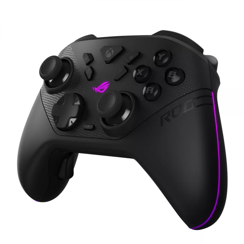 Gamepad ASUS ROG Raikiri II XBox WL — Bluetooth, RF, USB Type-C, PC/Xbox One/Series S/X, Black, 2.5 m cable, up to 50 h battery