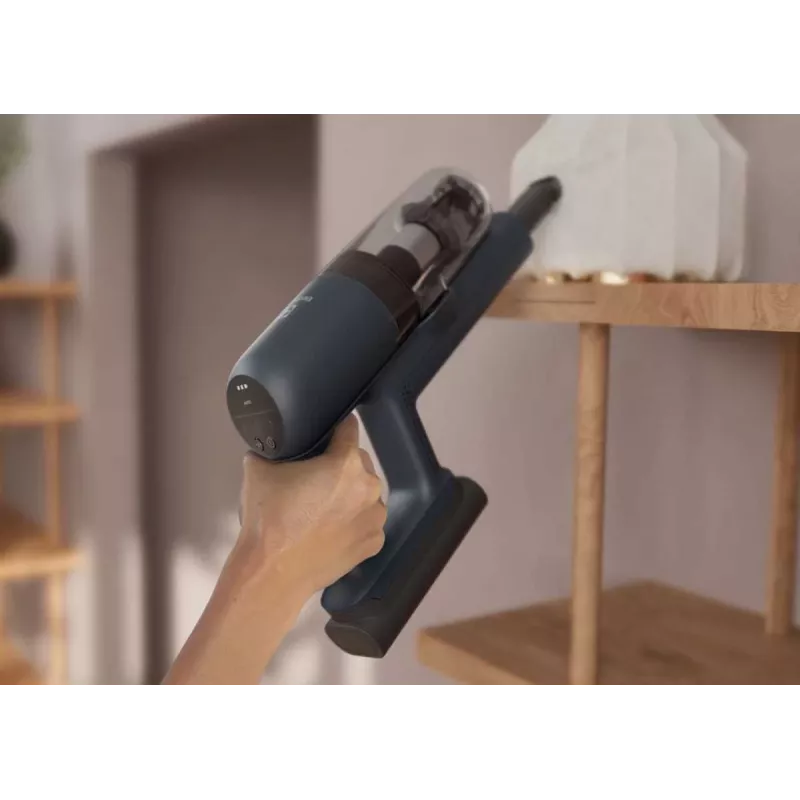 Electrolux EP71UB14DB Stick vacuum Battery Dry Cyclonic, Foam, HEPA, Micro Bagless 0.3 L 57 W Blue 4 Ah