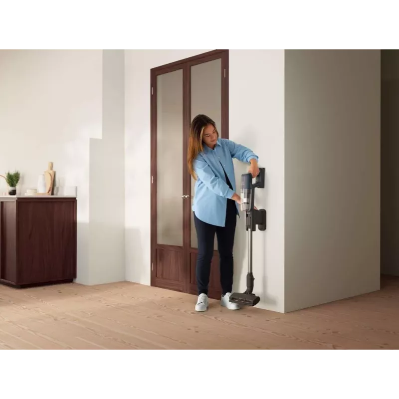 Electrolux EP71UB14DB Stick vacuum Battery Dry Cyclonic, Foam, HEPA, Micro Bagless 0.3 L 57 W Blue 4 Ah