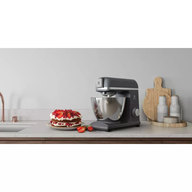 Electrolux E5KM1-6GBP food processor 1200 W 5 L Black, Grey