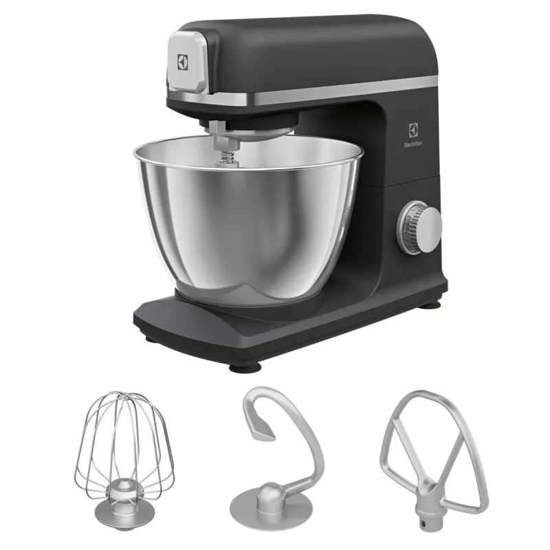 Electrolux E5KM1-6GBP food processor 1200 W 5 L Black, Grey