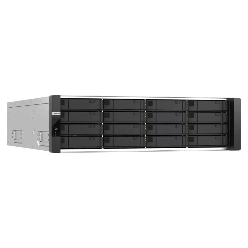 QNAP ES1686dc R2 NAS Rack (3U) Intel® Xeon® D D-2142IT 48 GB DDR4 0 TB QNAP QES Black, Grey