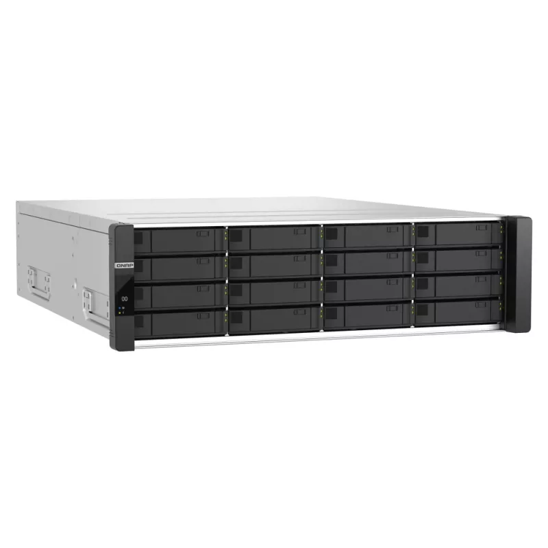 QNAP ES1686dc R2 NAS Rack (3U) Intel® Xeon® D D-2142IT 48 GB DDR4 0 TB QNAP QES Black, Grey