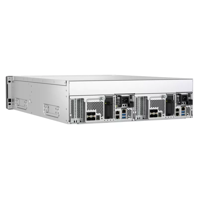 QNAP ES1686dc R2 NAS Rack (3U) Intel® Xeon® D D-2142IT 48 GB DDR4 0 TB QNAP QES Black, Grey