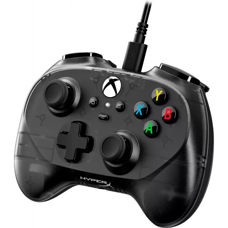 HyperX Clutch Tanto Mini WD Gaming Controller, Joystick, Xbox, Xbox One, Wired, USB, Black, 2.95 m