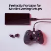 HyperX Clutch Tanto Mini WD Gaming Controller, Joystick, Xbox, Xbox One, Wired, USB, Black, 2.95 m
