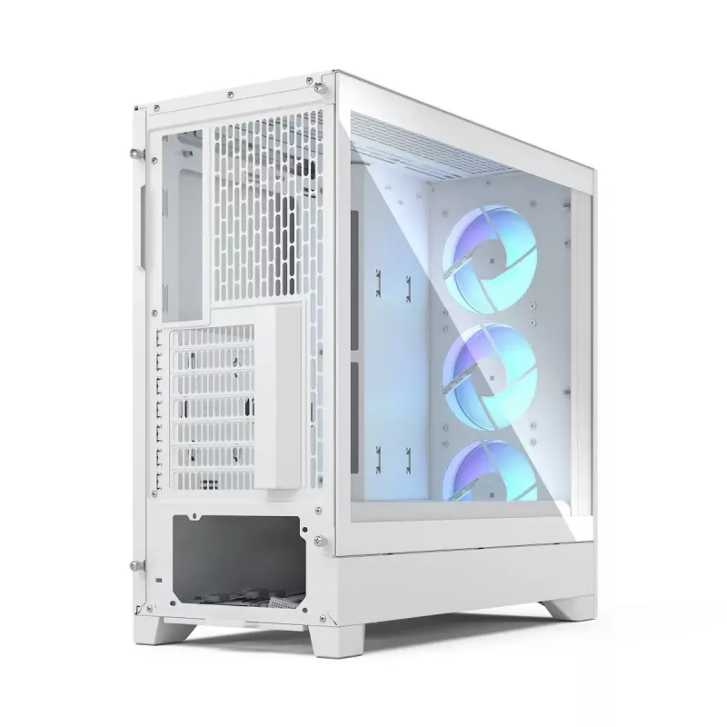 Fractal Design Pop 2 Air White TG RGB Midi Tower PC case — ATX/Micro‑ATX/Mini‑ITX, tempered glass, 3x120mm front fans