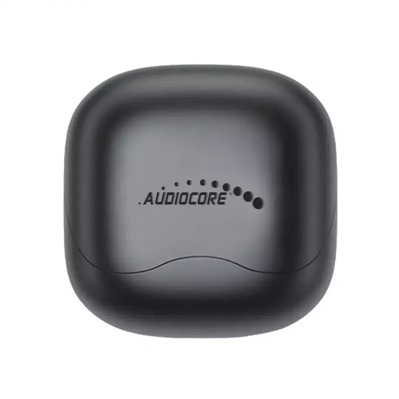 Wireless in-ear headphones Audiocore AC591 PRO — hybrid ANC, ENC, 6 microphones, USB‑C charging, up to 9h playback, Tuya compatible, black
