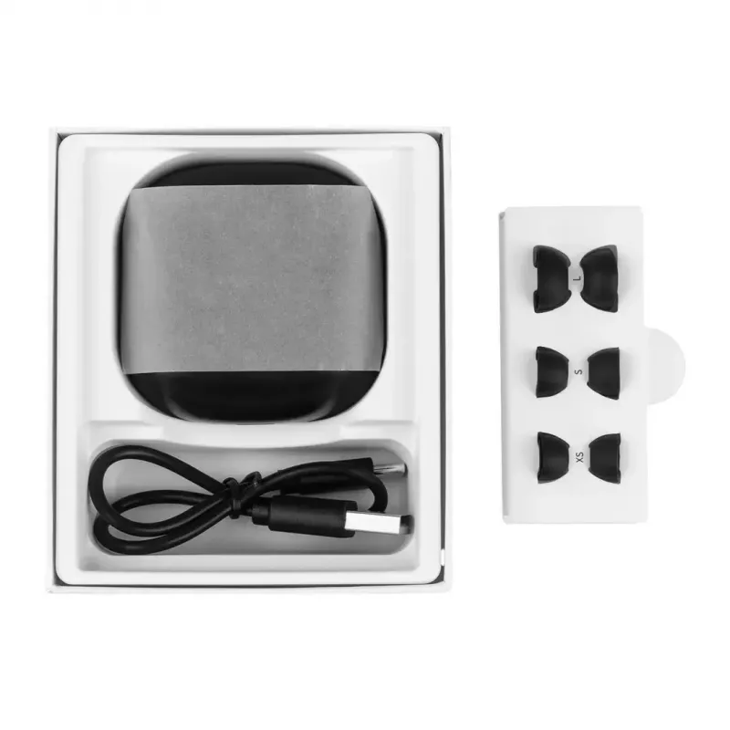 Wireless in-ear headphones Audiocore AC591 PRO — hybrid ANC, ENC, 6 microphones, USB‑C charging, up to 9h playback, Tuya compatible, black