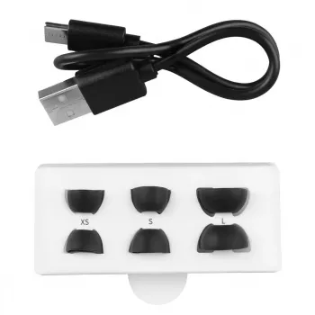 Wireless in-ear headphones Audiocore AC591 PRO — hybrid ANC, ENC, 6 microphones, USB‑C charging, up to 9h playback, Tuya compatible, black