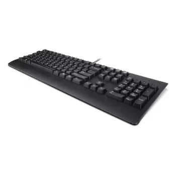 Wired Full-size USB Keyboard Lenovo 4Y41R64588 — US English, 104 keys, Plunger switch, 2 m cable, Black