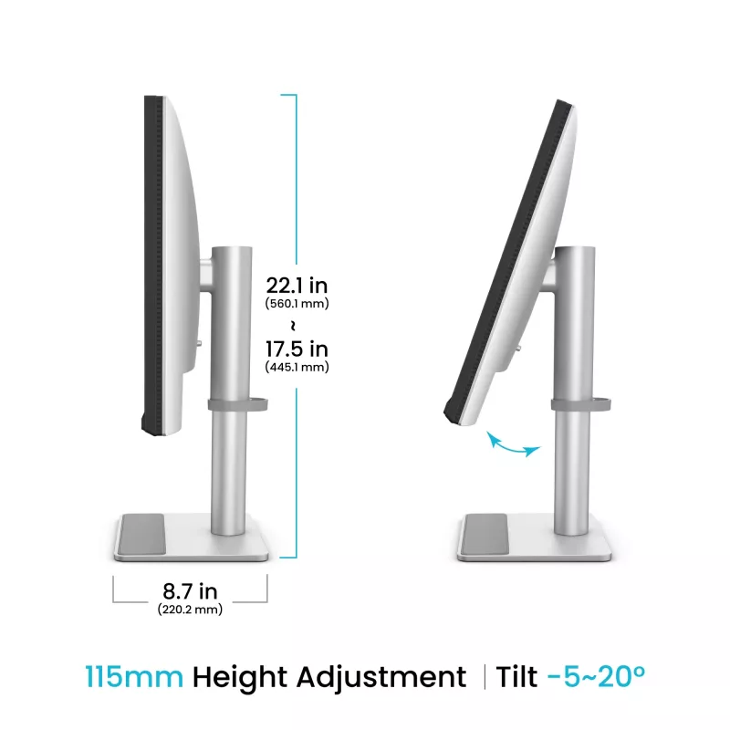 27 inch BenQ MA270UP IPS computer monitor 3840 x 2160 4K Ultra HD, 5 ms, 450 cd/m², USB-C, built-in speakers, VESA, white
