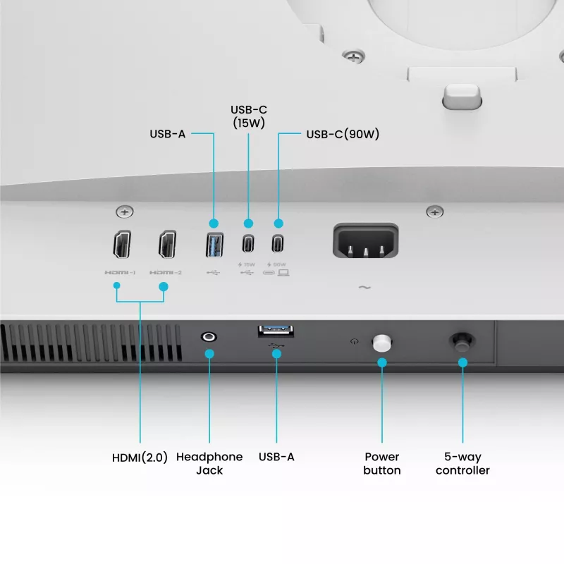 Computer monitor BenQ MA320UP 31.5 inch (80 cm) 3840 x 2160 4K IPS matt, 5 ms, USB-C, built-in speakers, VESA, white