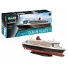 Passenger ship model REVELL Queen Mary 2 assembly kit, scale 1:700
