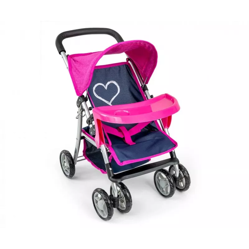 Stroller milly mally Kate Prestige Navy – doll stroller, model 4752, navy blue