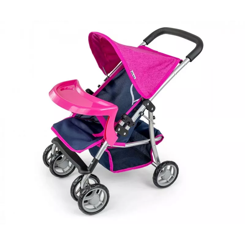 Stroller milly mally Kate Prestige Navy – doll stroller, model 4752, navy blue