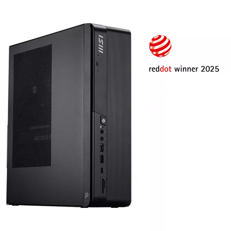 Desktop PC MSI PRO DP80 AI A2G-083XEU — Core Ultra 5 225, 16GB RAM, 512GB SSD, Intel UHD, AX211 Wi‑Fi 6E, No OS, Black